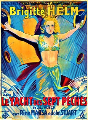 Die Yacht der sieben S&uuml;nden - French Movie Poster (thumbnail)