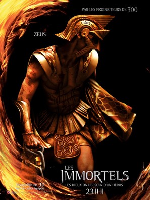 Immortals - French Movie Poster (thumbnail)