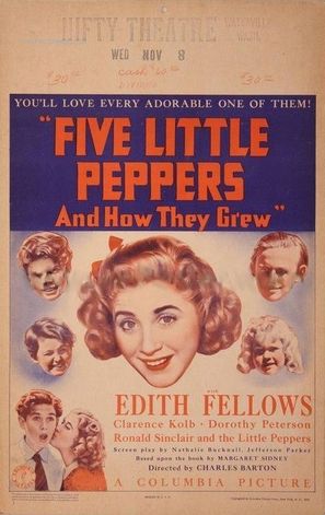 Five Little Peppers and How They Grew - Movie Poster (thumbnail)