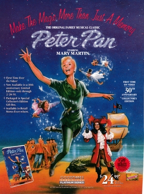 Peter Pan - Video release movie poster (thumbnail)