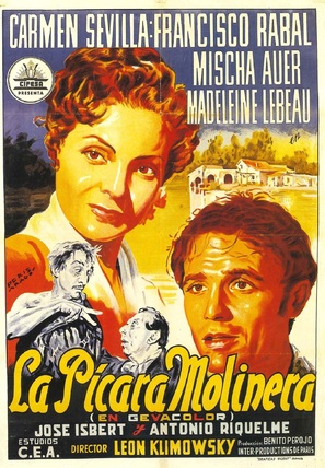 La p&iacute;cara molinera - Spanish Movie Poster (thumbnail)