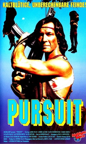 Pursuit - German VHS movie cover (thumbnail)