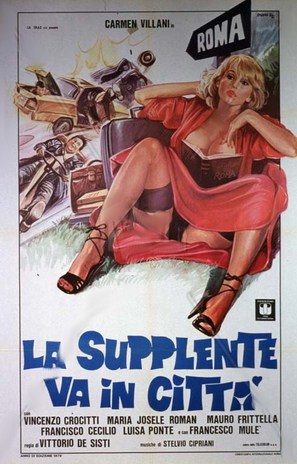 La supplente va in citt&agrave; - Italian Movie Poster (thumbnail)