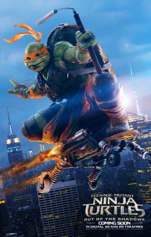 Teenage Mutant Ninja Turtles: Out of the Shadows - Movie Poster (thumbnail)