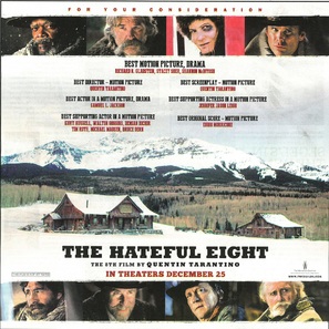 The Hateful Eight - For your consideration movie poster (thumbnail)