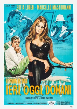 Ieri, oggi, domani - Italian Movie Poster (thumbnail)