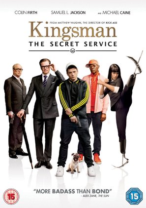 Kingsman: The Secret Service - British DVD movie cover (thumbnail)