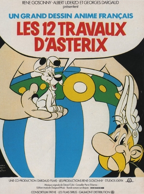 Les douze travaux d&#039;Ast&eacute;rix - French Movie Poster (thumbnail)