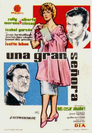 Una gran se&ntilde;ora - Spanish Movie Poster (thumbnail)