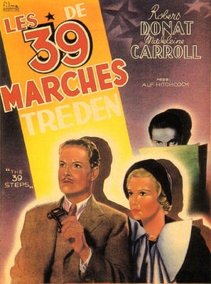 The 39 Steps - Belgian Movie Poster (thumbnail)