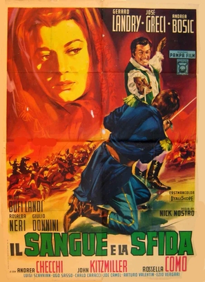 Il sangue e la sfida - Italian Movie Poster (thumbnail)