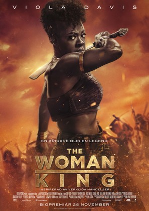 The Woman King - Swedish Movie Poster (thumbnail)