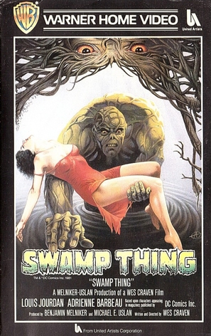 Swamp Thing - Finnish VHS movie cover (thumbnail)