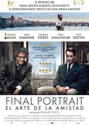 Final Portrait - Spanish Movie Poster (thumbnail)