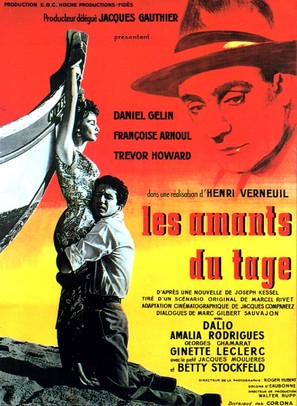Les amants du Tage - French Movie Poster (thumbnail)