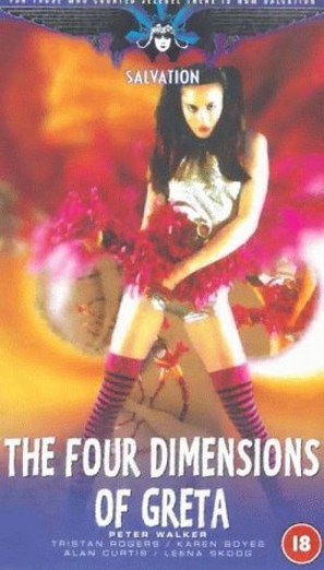 Four Dimensions of Greta - British VHS movie cover (thumbnail)