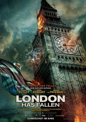 London Has Fallen - German Movie Poster (thumbnail)