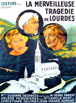 La merveilleuse trag&eacute;die de Lourdes - French Movie Poster (thumbnail)