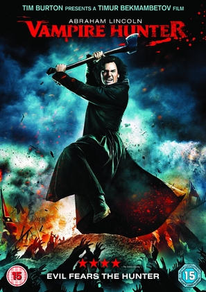 Abraham Lincoln: Vampire Hunter - British DVD movie cover (thumbnail)