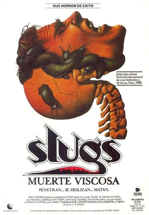 Slugs, muerte viscosa - Spanish Movie Poster (thumbnail)