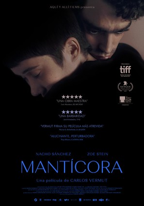 Mant&iacute;cora - Spanish Movie Poster (thumbnail)