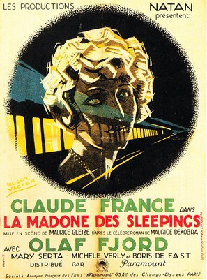 La madone des sleepings - French Movie Poster (thumbnail)