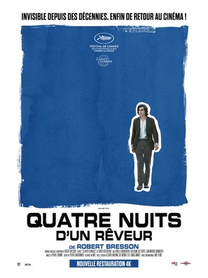 Quatre nuits d&#039;un r&ecirc;veur - French Movie Poster (thumbnail)