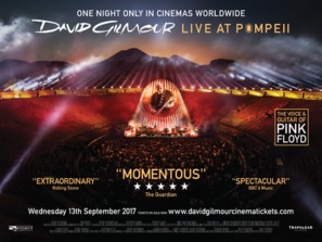 David Gilmour Live at Pompeii - British Movie Poster (thumbnail)
