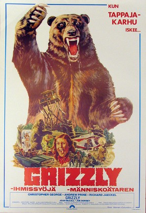 Grizzly - Finnish Movie Poster (thumbnail)