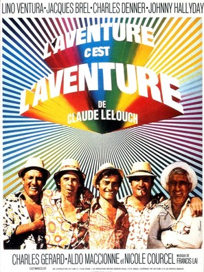 Aventure, c&#039;est l&#039;aventure, L&#039; - French Movie Poster (thumbnail)