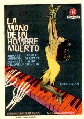 La mano de un hombre muerto - Spanish Movie Poster (thumbnail)