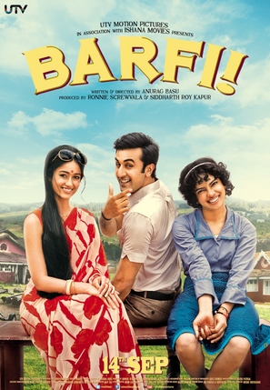 Barfi! - Indian Movie Poster (thumbnail)