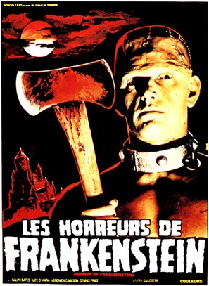 The Horror of Frankenstein - French Movie Poster (thumbnail)