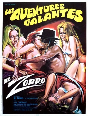 Les aventures galantes de Zorro - French Movie Poster (thumbnail)