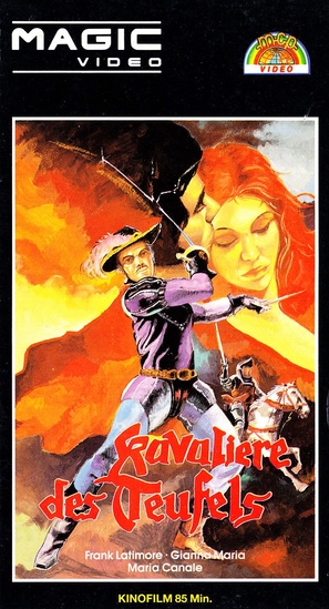 I cavalieri del diavolo - German VHS movie cover (thumbnail)