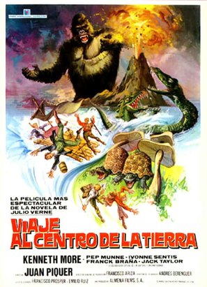 Viaje al centro de la Tierra - Spanish Movie Poster (thumbnail)