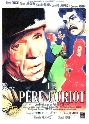 Le p&egrave;re Goriot - French Movie Poster (thumbnail)