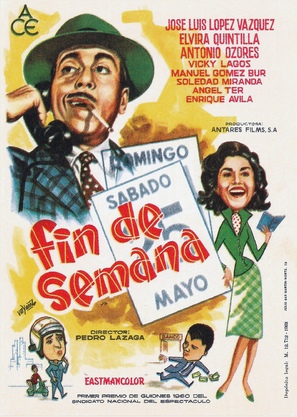 Fin de semana - Spanish Movie Poster (thumbnail)