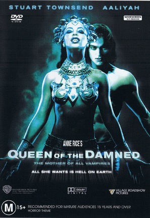 Queen Of The Damned - Australian DVD movie cover (thumbnail)