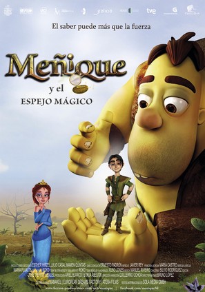 Me&ntilde;ique y el espejo m&aacute;gico - Spanish Movie Poster (thumbnail)