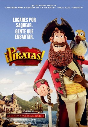 The Pirates! Band of Misfits - Spanish Movie Poster (thumbnail)