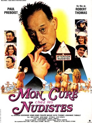 Mon cur&eacute; chez les nudistes - French Movie Poster (thumbnail)