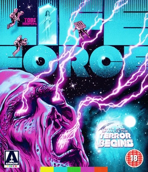 Lifeforce - British Blu-Ray movie cover (thumbnail)