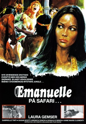 Emanuelle e gli ultimi cannibali - Danish Movie Poster (thumbnail)