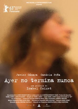 Ayer no termina nunca - Spanish Movie Poster (thumbnail)