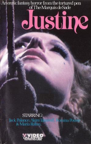 Marquis de Sade: Justine - VHS movie cover (thumbnail)