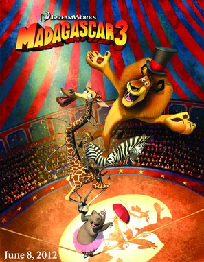 Madagascar 3: Europe&#039;s Most Wanted - poster (thumbnail)