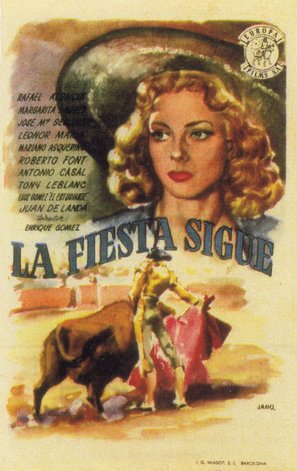 La fiesta sigue - Spanish Movie Poster (thumbnail)