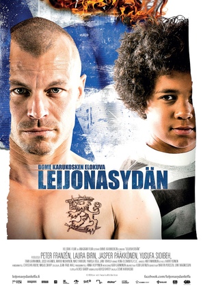 Leijonasyd&auml;n - Finnish Movie Poster (thumbnail)