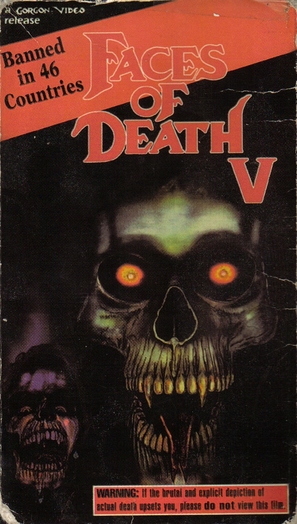 Faces of Death V - VHS movie cover (thumbnail)